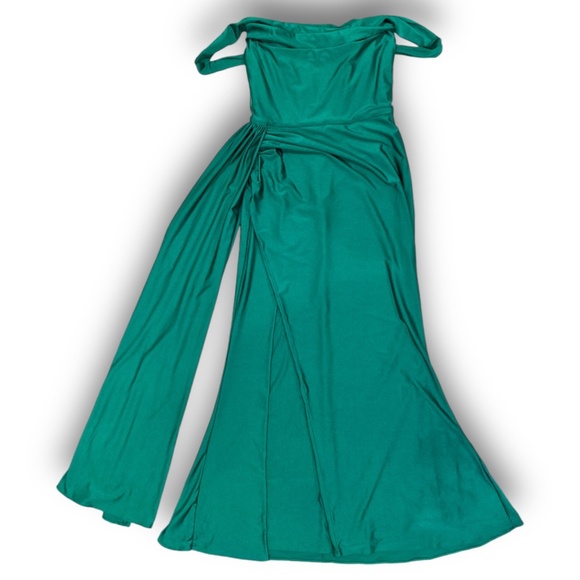 Moda Glam Jersey Corset Gown with Sash - Picture 4 of 11